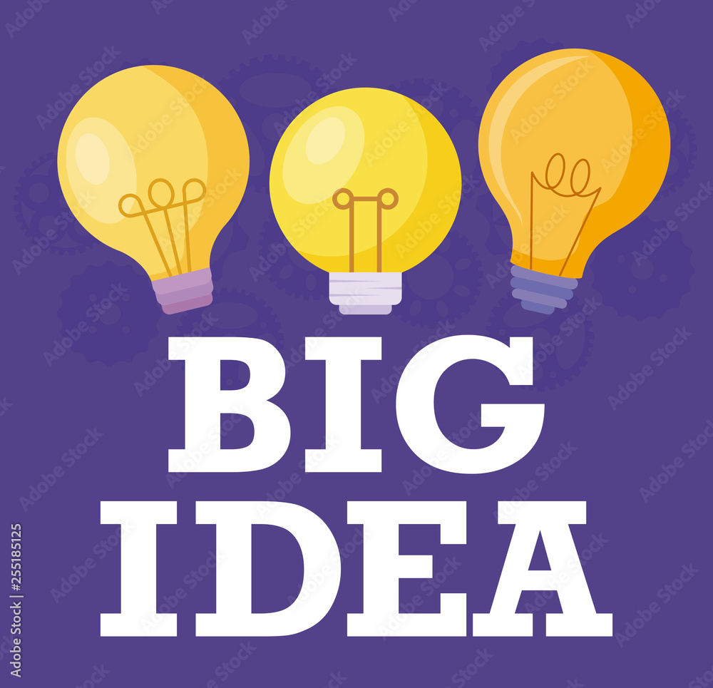 set of light bulbs big idea