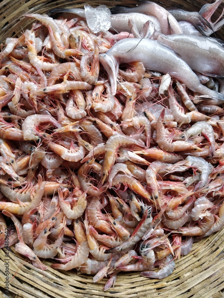 Seafood background food