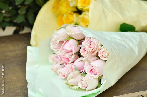 bouquet or rose bouquet photo