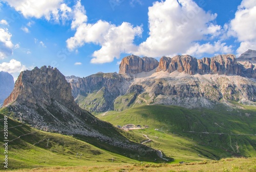 Italy beauty, Dolomites, massif Sella