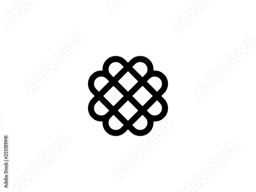Motif symbol vector illustration