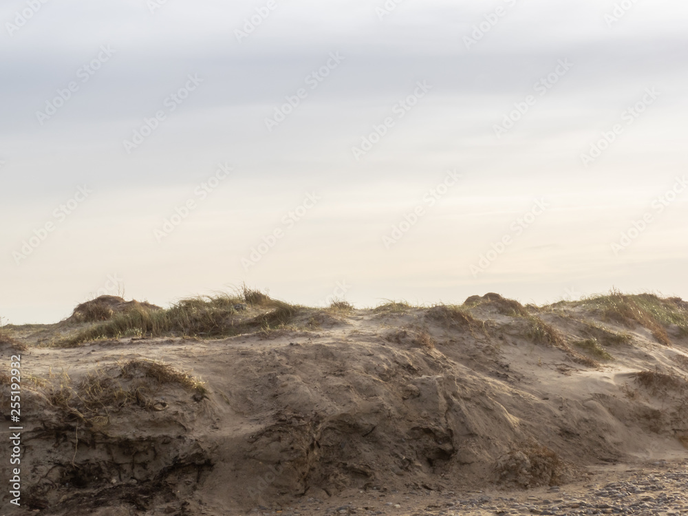 Dune landscape on the island Helgoland