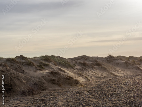 Dune landscape on the island Helgoland