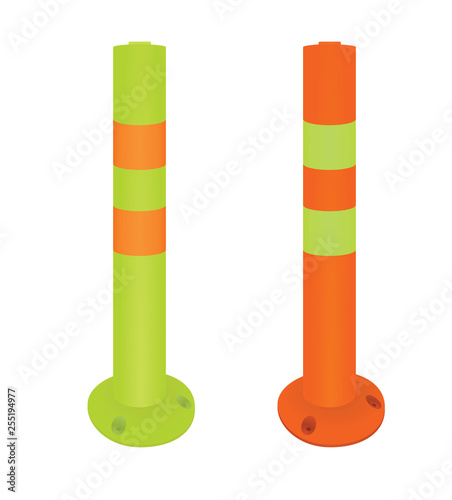 Traffic post. vector illustration