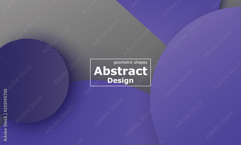 Obraz premium Geometric background. Material design.