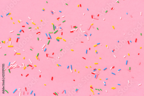 beautiful colorful sprinkle dots for background of design banner, poster, fly...