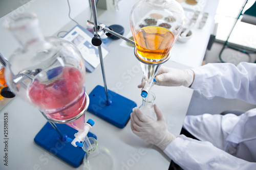 Olive extractions in a laboratory