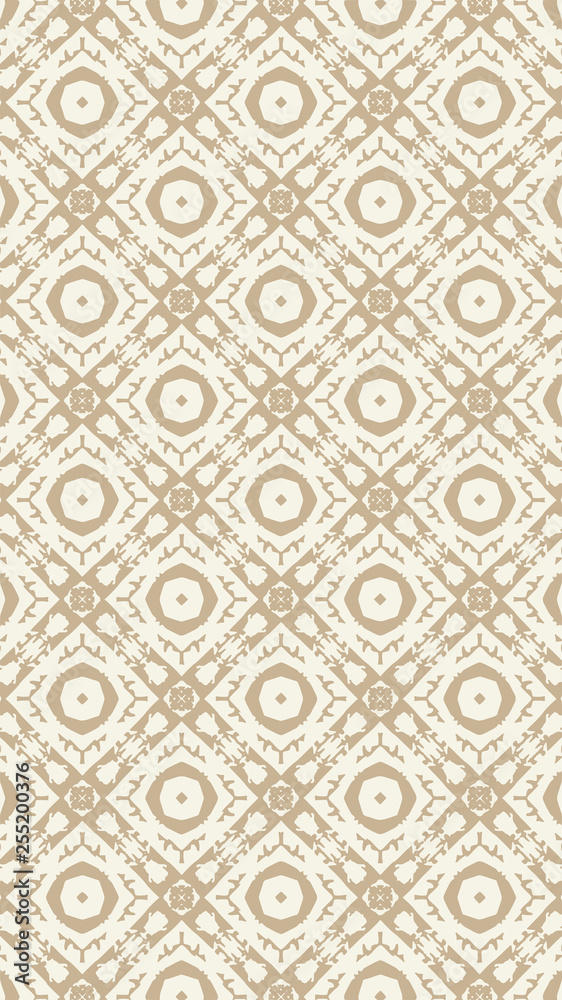 Ornate geometric pattern and two-tone abstract background Ornate geometric pattern and two-tone abstract background