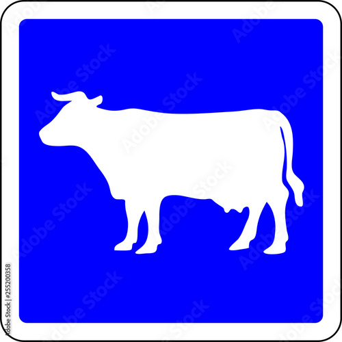 Meat allowed sign