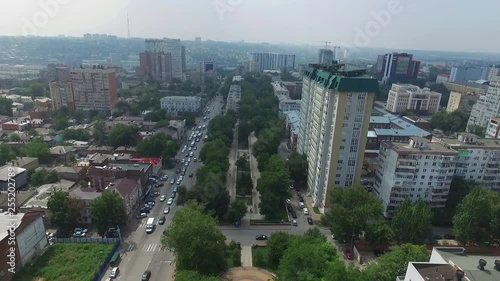 Russia. Rostov-on-Don. Krasnoarmeyskaya street. City center