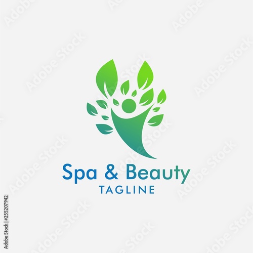 spa beauty logo template