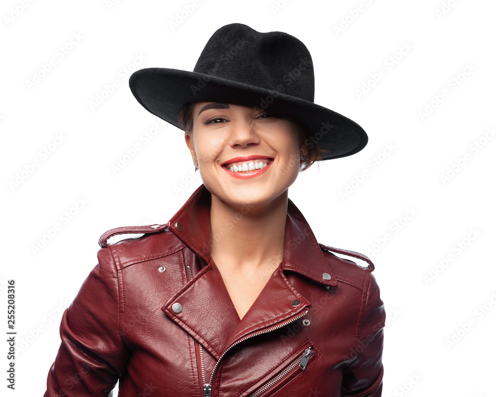 Beautiful laughing woman on a white background is isolated with clipping path. Beautiful laughing woman on a white background is isolated with clipping path.