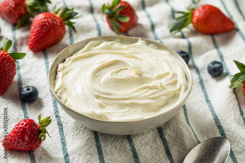 Creamy Homemade Mascarpone Cheese photo