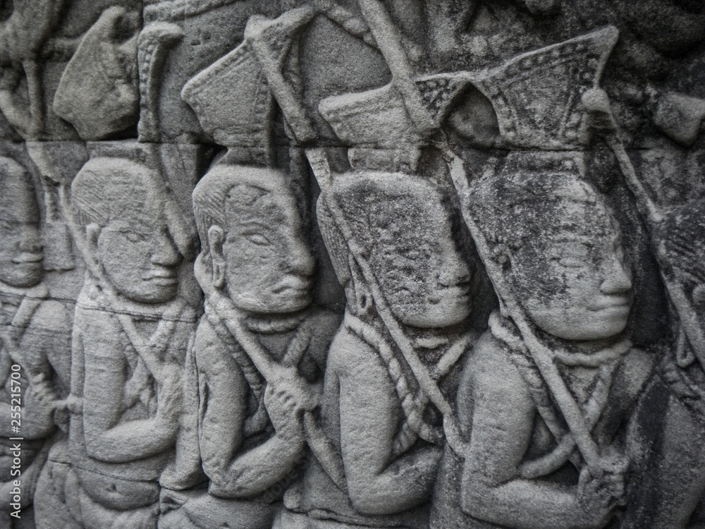 Cambodian Wall Mural