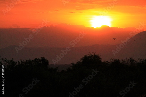Sonnenaufgang im Queen Elizabeth Nationalpark