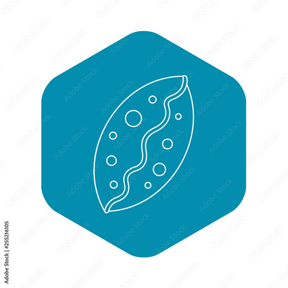 Small pie icon. Outline illustration of small pie vector icon for web Small pie icon. Outline illustration of small pie vector icon for web