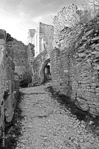 Ruine von Dvigrad in Istrien, Kanfanar, Kroatien photo