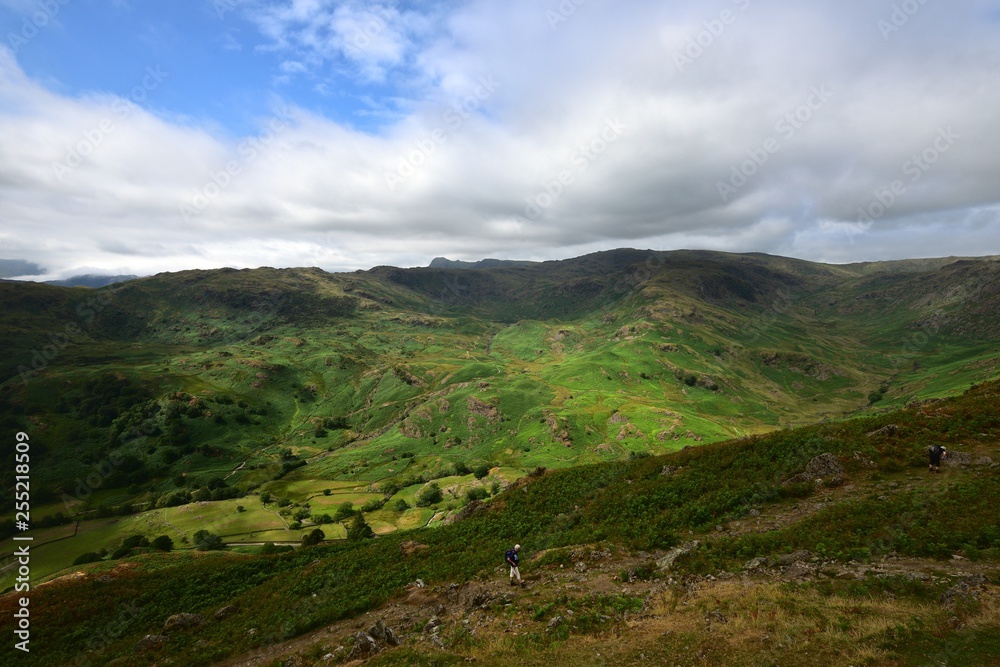 Sunlight over the Easdale Valley