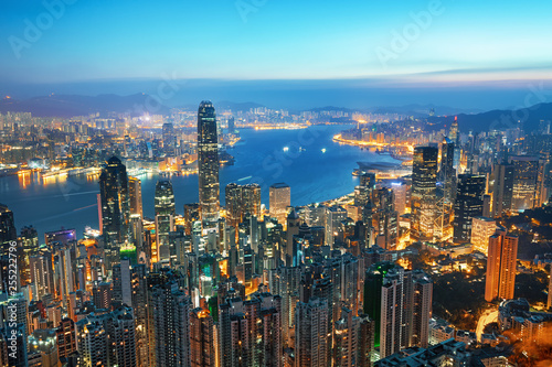 Amazing view on Hong Kong city from the Victoria peak, China © Rastislav Sedlak SK