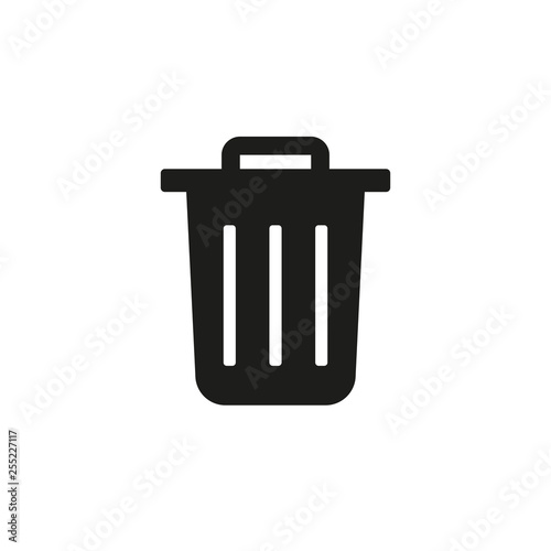 Trash icon vector
