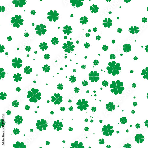 seamless pattern with clover