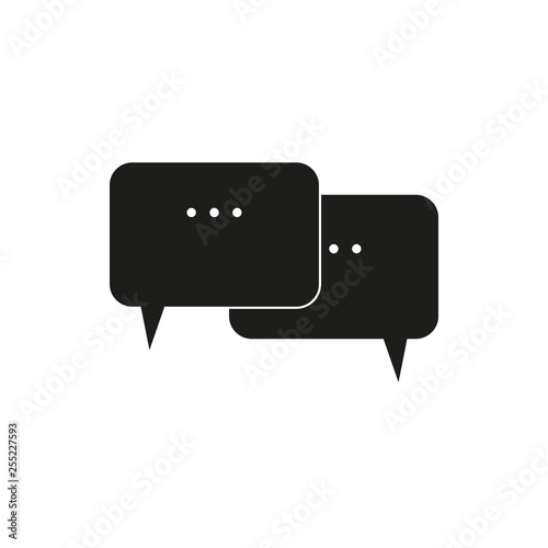 Speech Bubble icon vector. ...