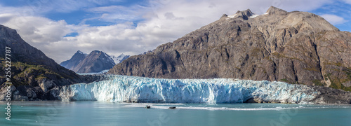 Cruising around Tracy Arm Fjord to the Tracy to visit the Sawyer glaciers.  photo