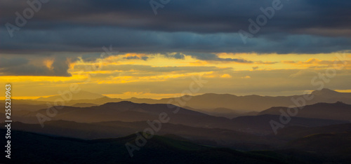 sunset in mountains © Vitor