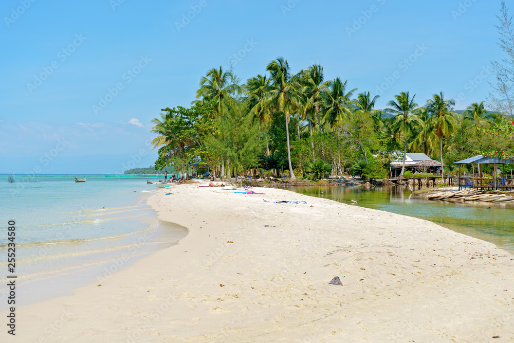 tropical beach in vietnam