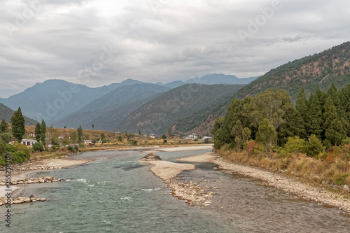 Bhutan, Asia – mountainous, forest landscapes.