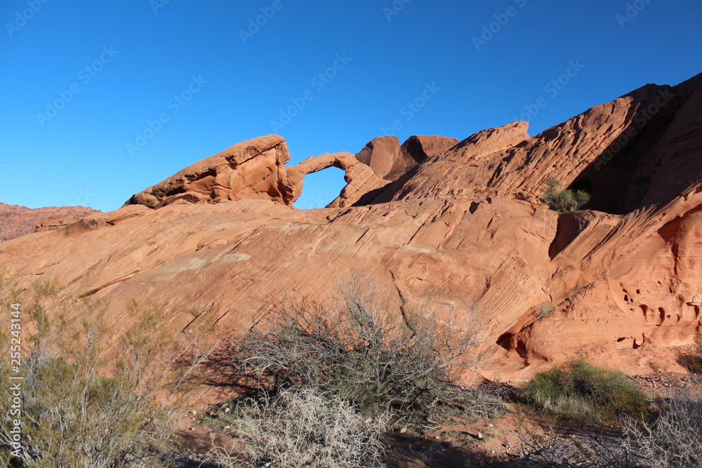 Fototapeta premium hiking in the desert