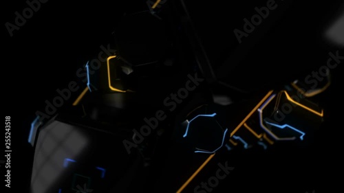 abstract background with lots of light spots