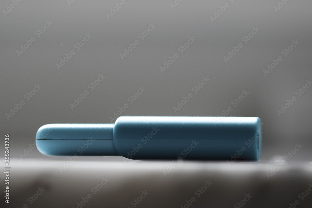 Plastic USB stick from side