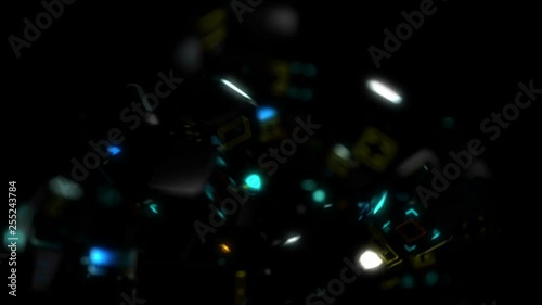 abstract background with lots of light spots