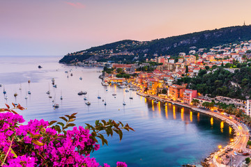 Villefranche sur Mer, France. Seaside town on the French Riviera (or Côte d'Azur).