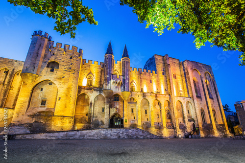 Foto Provence, France. The Popes Palace of Avignon.