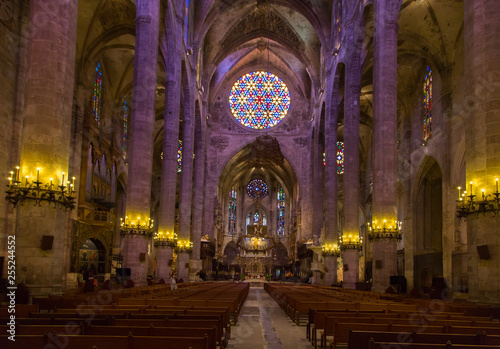 Innenaufnahme Kathedrale Sa Seu in Palma de Mallorca