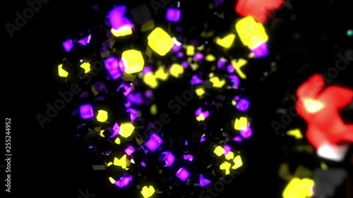 abstract background of lights