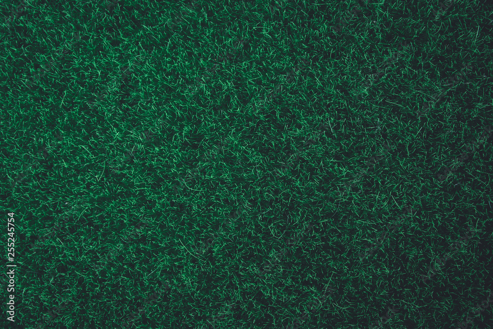 Green grass texture background. nature dark green tone background. Top