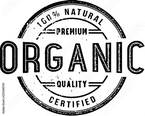 Natural and Organic Product Packaging Label