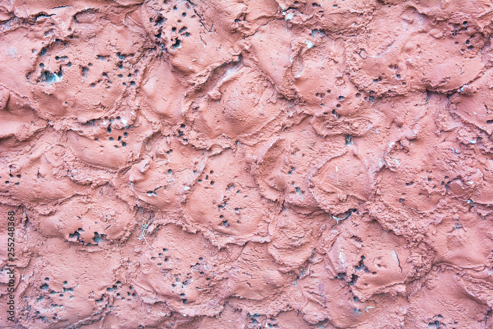 Naklejka premium texture pink concrete wall