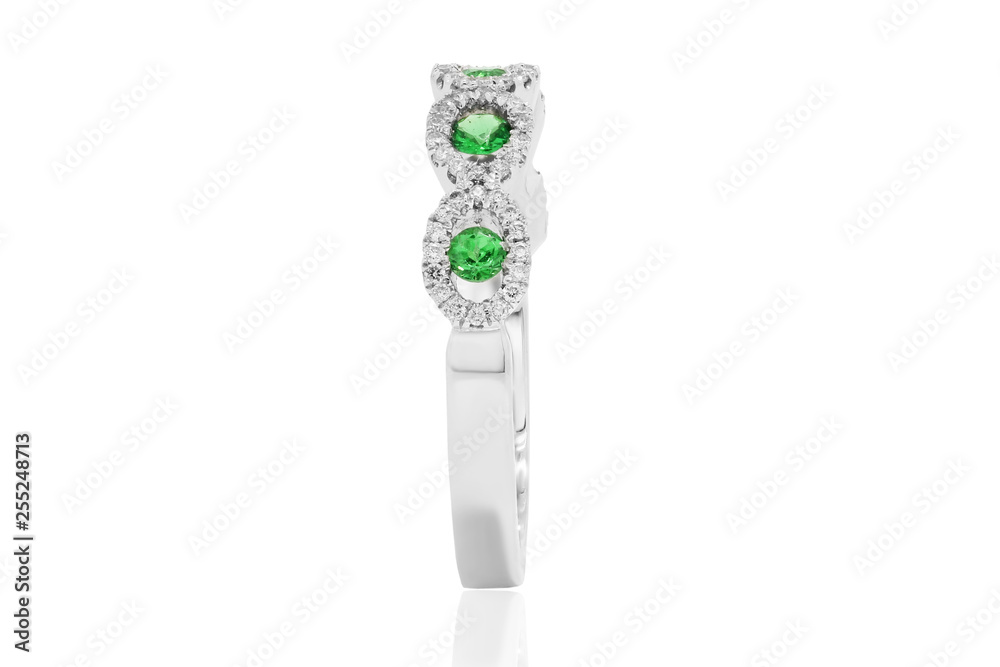 jewelry diamonds with and gemstone emerald ruby and Sapphire ring earrings 