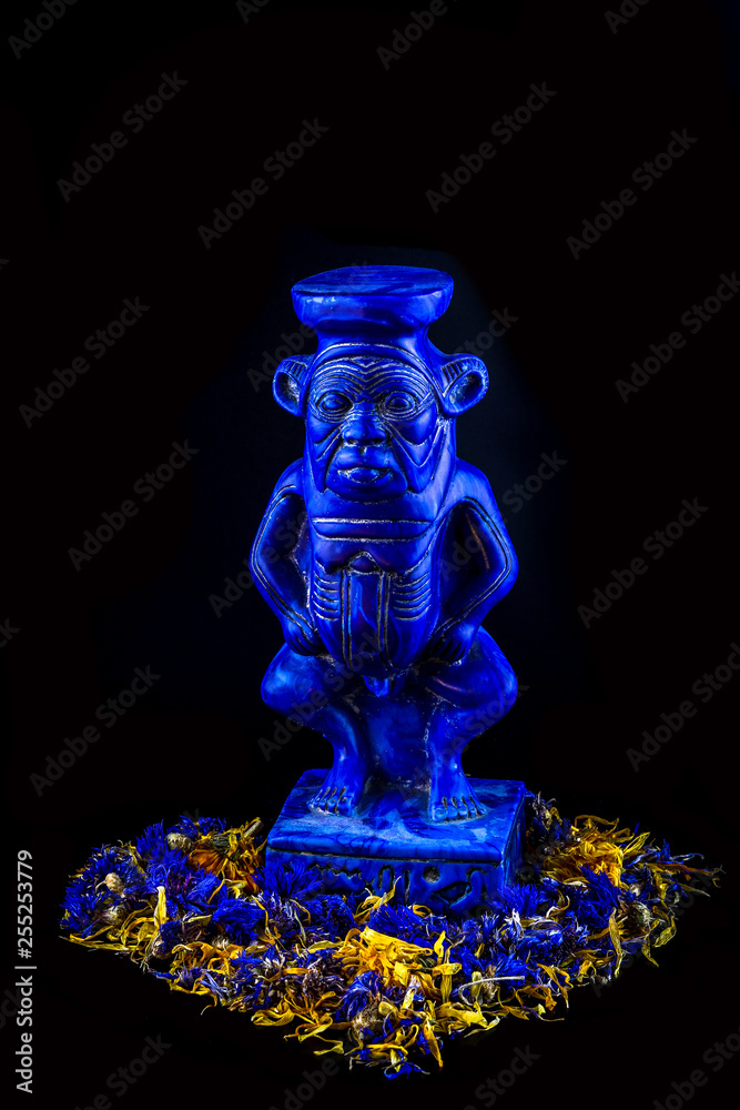 bes statue, the god of fertility in ancient egypt Stock Photo Adobe Stock