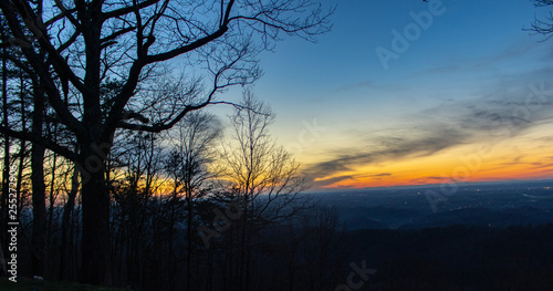 Sunset on foothills parkway