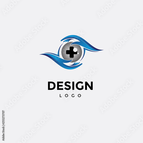 Vector logo design,icon medical eye