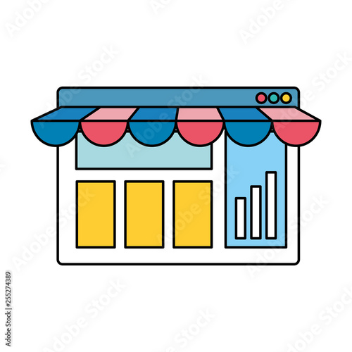 webpage template with ecommerce tent