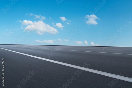Road surface and sky cloud landscape.. © 昊 周