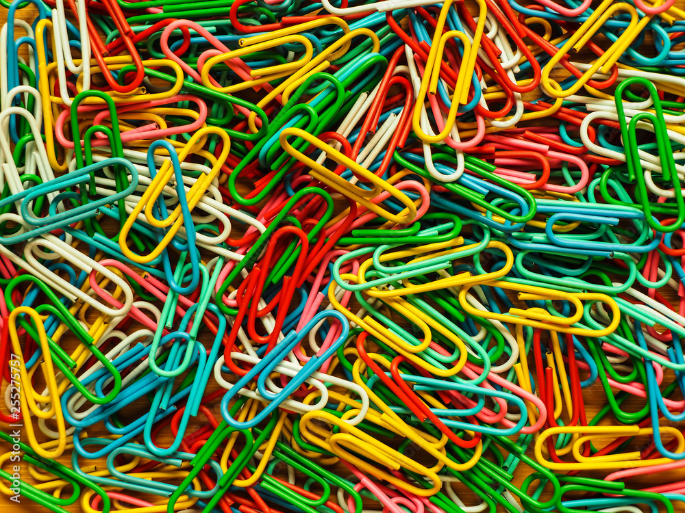 colorful paper clips colorful paper clips