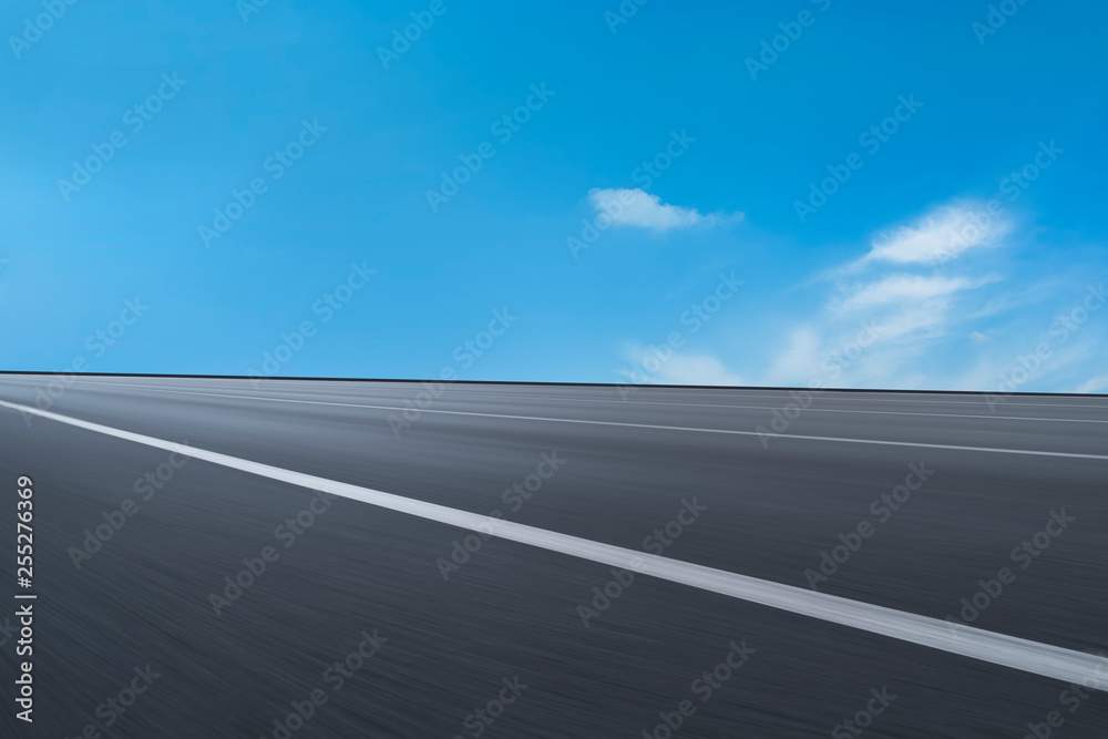Road surface and sky cloud landscape.. Road surface and sky cloud landscape..