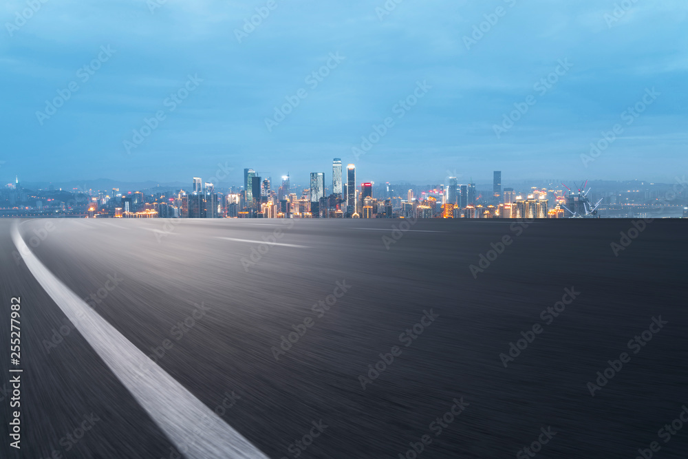 Urban Road, Highway and Construction Skyline Urban Road, Highway and Construction Skyline